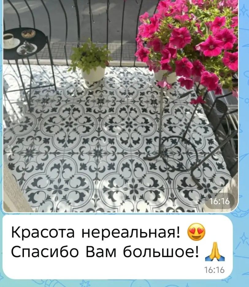 Отзыв о готовом балконе в чате ремонта ЖК Чистое Небо